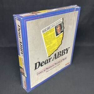 Vintage 90s Dear Abby Board Game New Sealed Ages Teens-Adults Game Night Fun